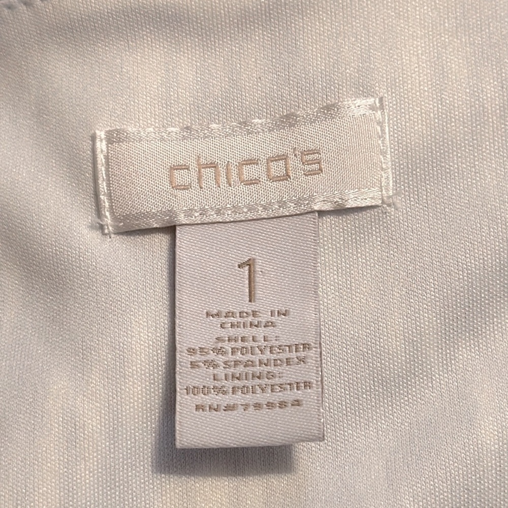 Chico's Blue Haze‎ Bonnie Maxi Dress #570046072 Vanity Size 1/US Medium - Picture 10 of 12